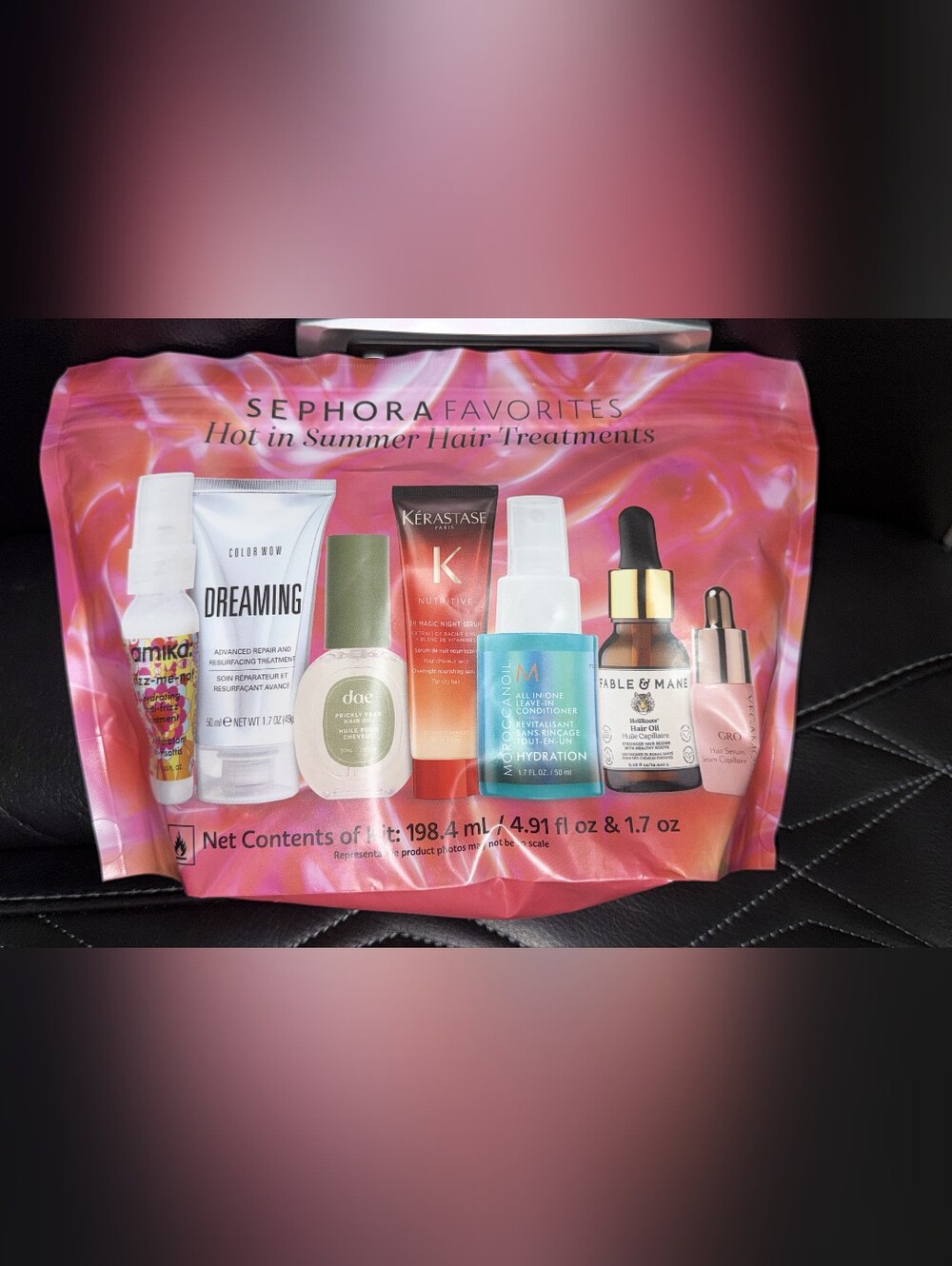 Sephora Favorites Travel Hair Treatments Pouch - Pink